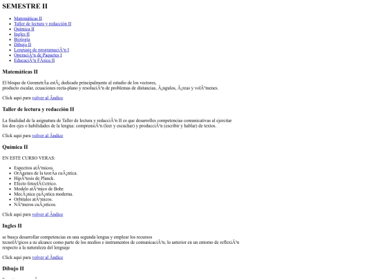 SEMESTRE II TCP screenshot