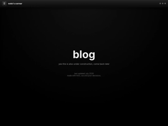 blog screenshot