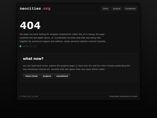 not_found screenshot