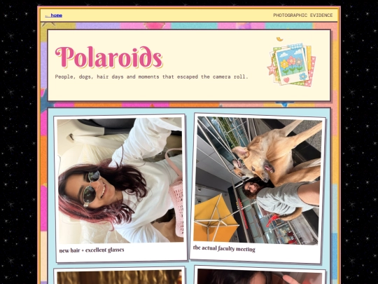polaroids screenshot