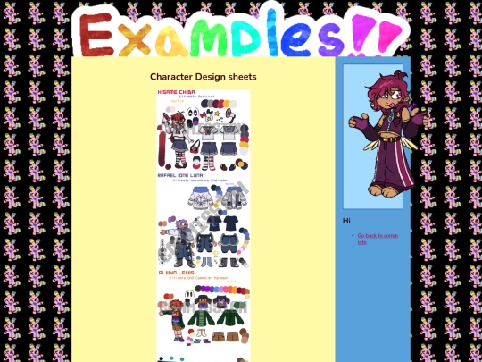 Characterdesign screenshot