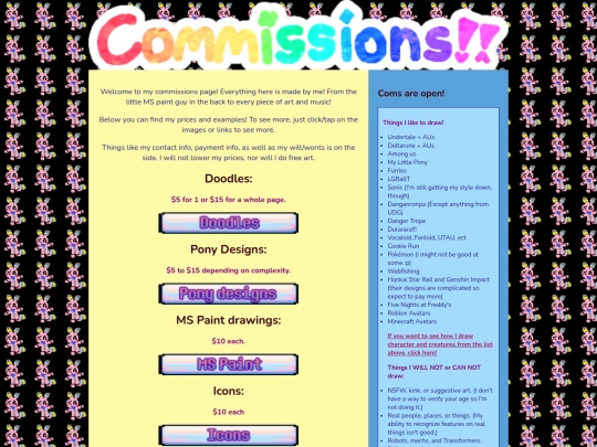 Comms screenshot