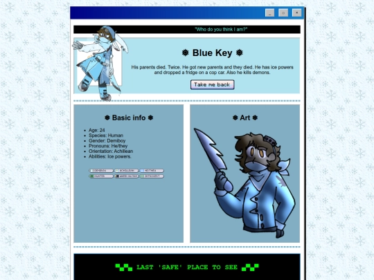 TheBlueKey screenshot