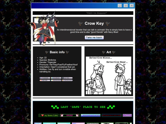 TheCrowKey screenshot