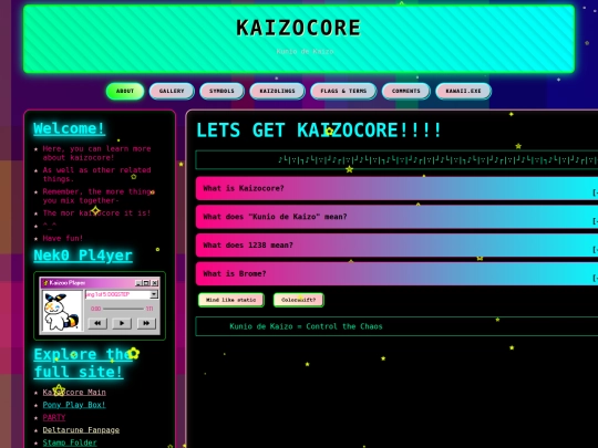 kaizocore screenshot