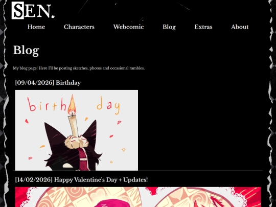 blog screenshot