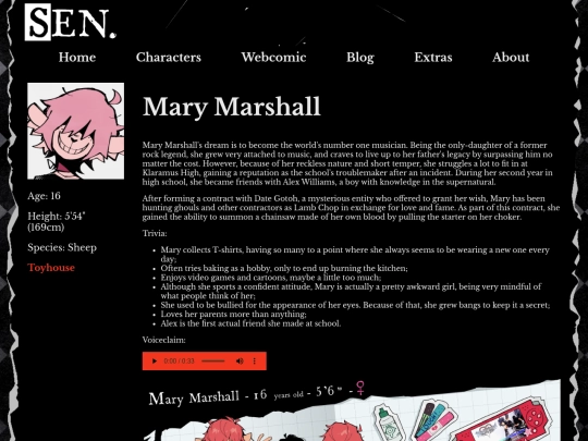 characters/mary_profile screenshot