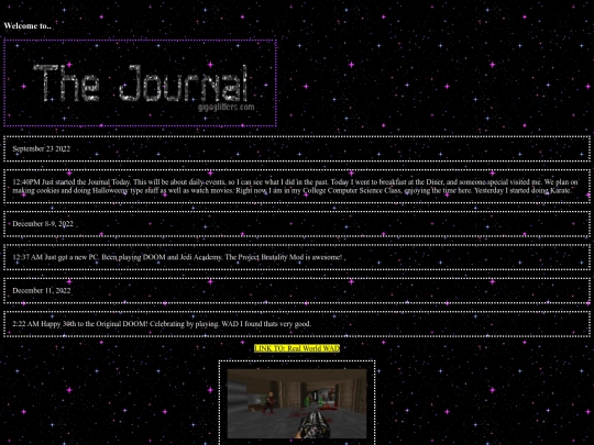 journal screenshot