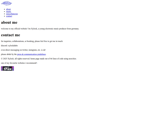 index screenshot