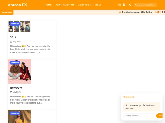 index screenshot