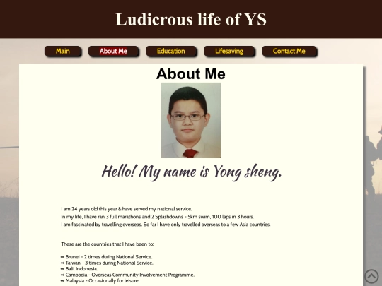 Aboutme screenshot