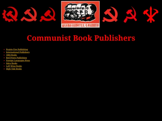 CommieBookPublishers screenshot