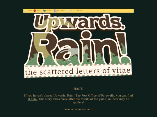 lettersofvitae screenshot