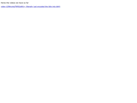 videolist screenshot