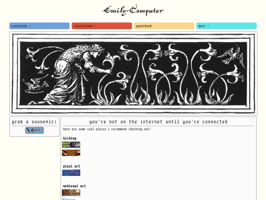 links screenshot