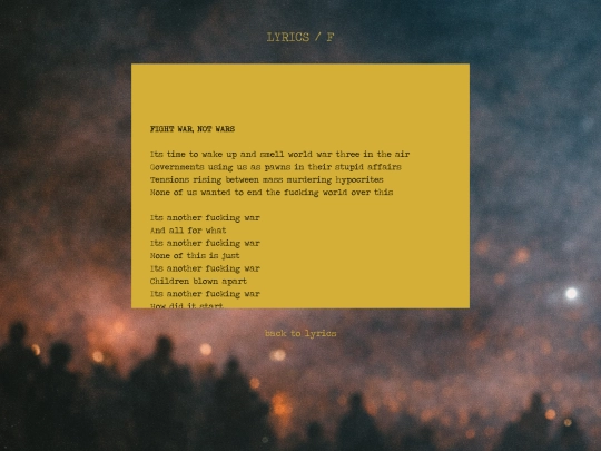 lyrics-f screenshot