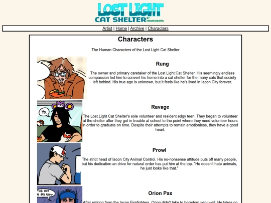LLCTS/characters screenshot