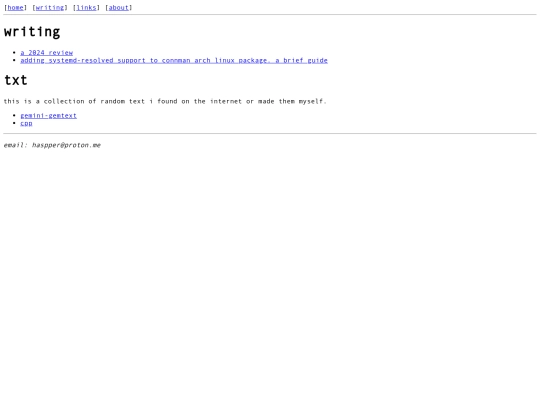 writing screenshot