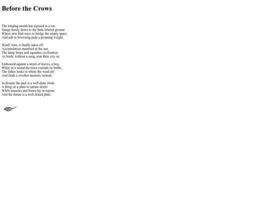 Beforethecrows screenshot