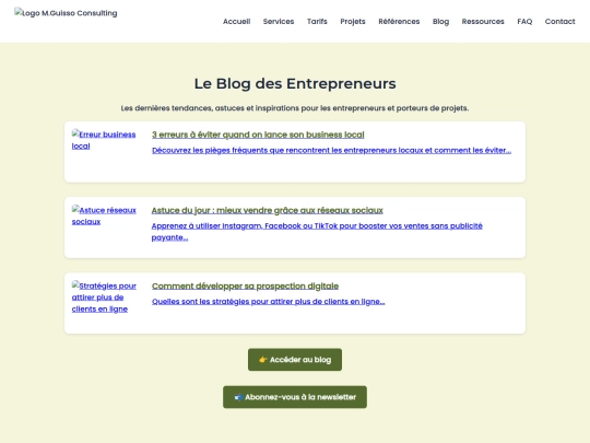 blog screenshot