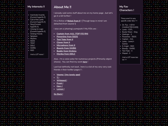 Aboutme screenshot