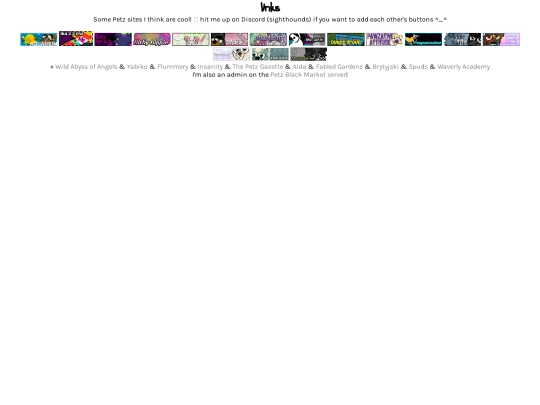 links screenshot