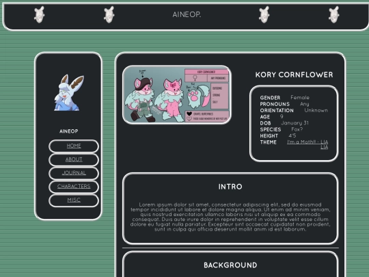 characters/kory screenshot