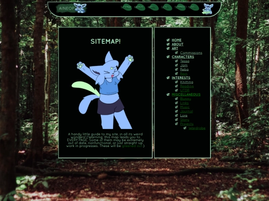 sitemap screenshot