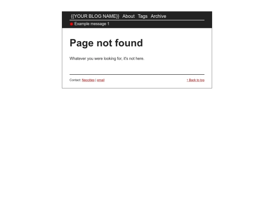 not_found screenshot