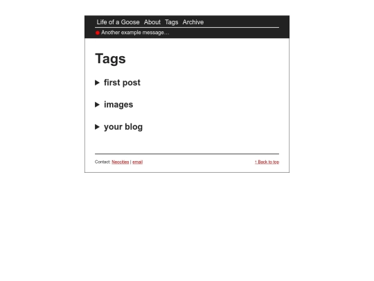 tags screenshot