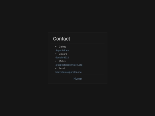 contact screenshot