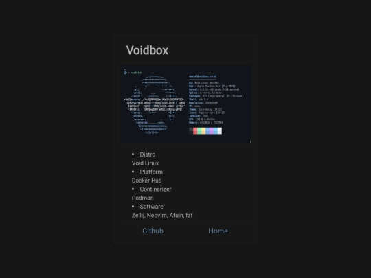 projects/voidbox screenshot