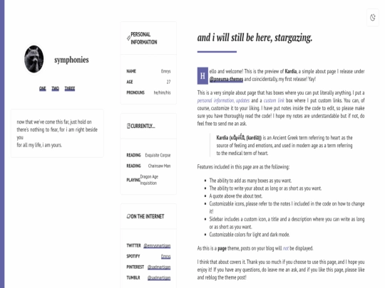 index screenshot