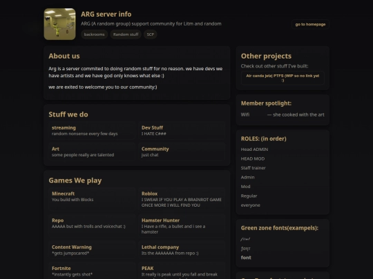 arg screenshot
