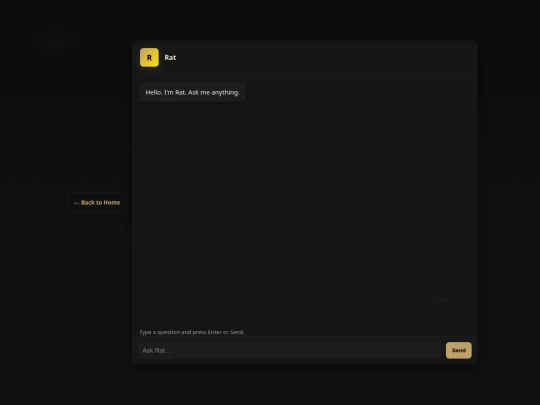 askRat screenshot