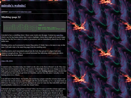 miniblog2 screenshot