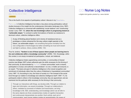 collective-intelligence screenshot