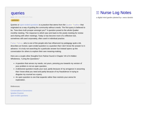 queries screenshot