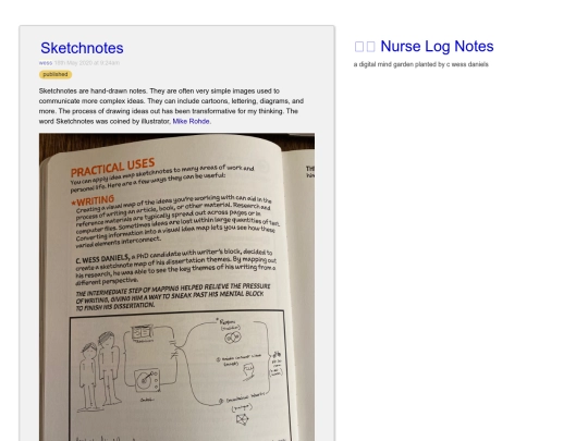 sketchnotes screenshot