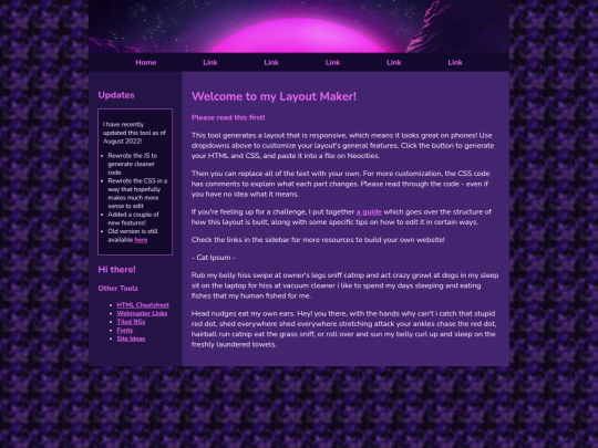 index screenshot