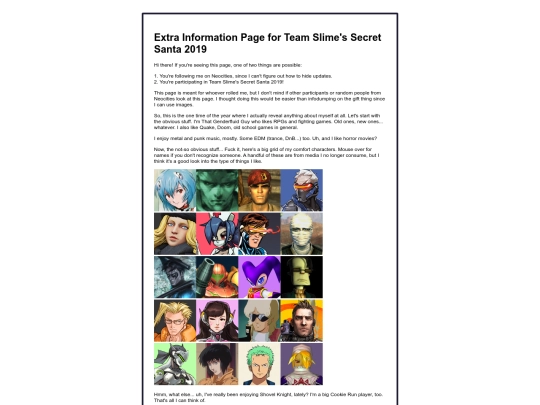 extras/slimesanta2019 screenshot
