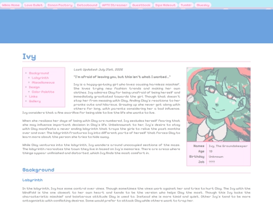 blorbopedia/ivy screenshot