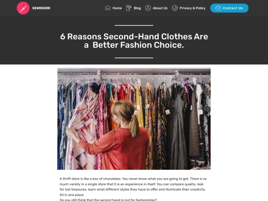 Second-Hand-Clothes screenshot