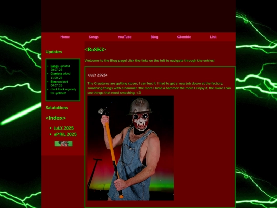 blog screenshot