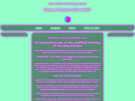lifecosts screenshot