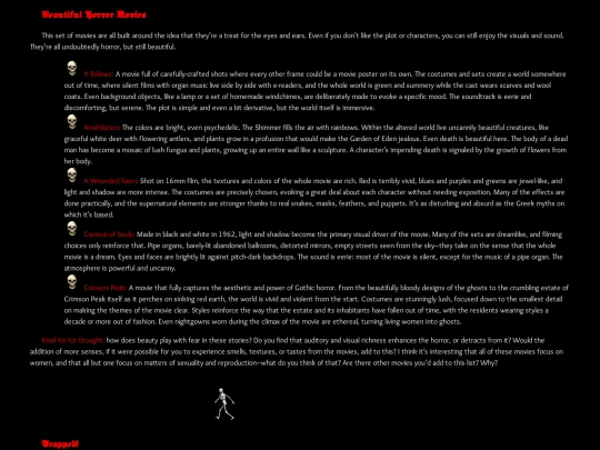 horrorrecs screenshot