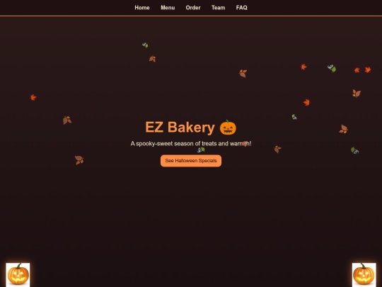 menu screenshot