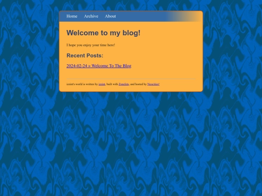 blog screenshot