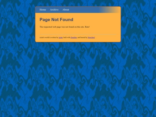 blog/not_found screenshot