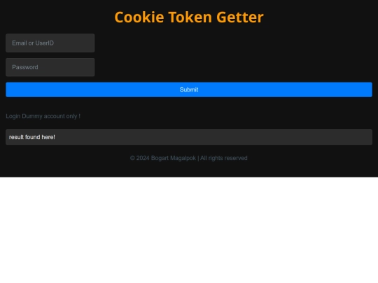 getcookie screenshot